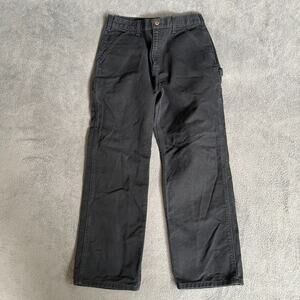 Carhartt Black Original Dungaree Fit Carpenter Workwear Cargo Men's Size 31x30